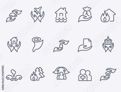 Insurance icons