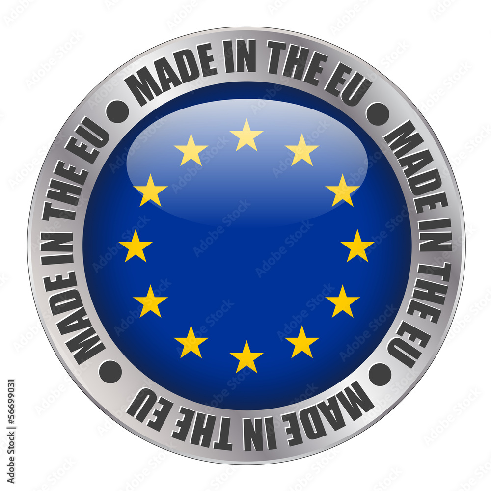 “MADE IN THE EU” label (stamp flag European union europe) “MADE IN THE EU” label (stamp flag European union europe)