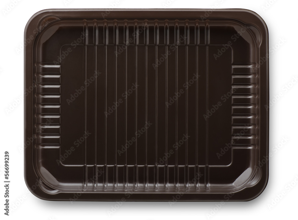 Brown plastic packing food tray Brown plastic packing food tray