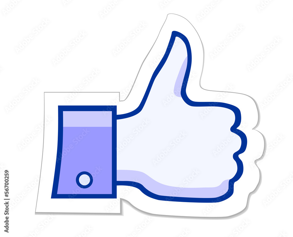 Like it thumb up button VECTOR EPS 10 Like it thumb up button VECTOR EPS 10