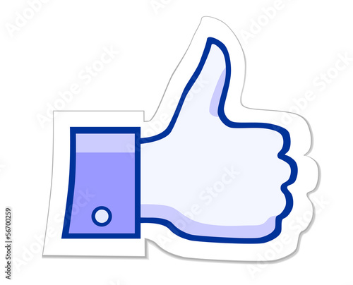 Like it thumb up button VECTOR EPS 10