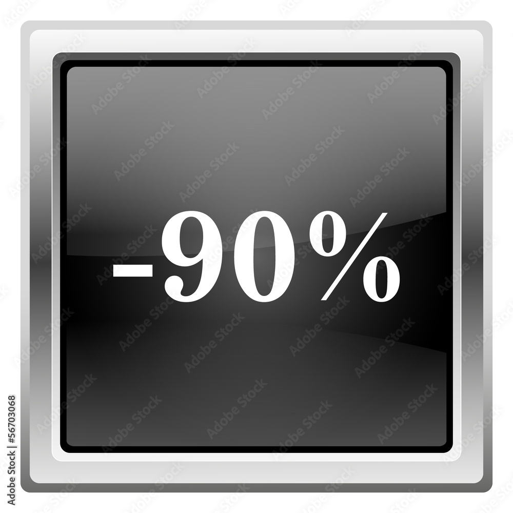 90 percent discount icon 90 percent discount icon