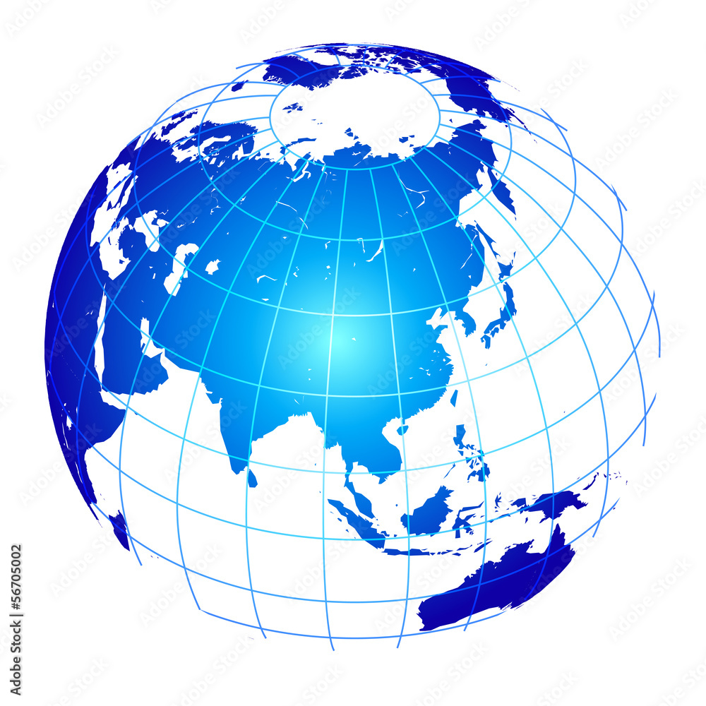 地球地球儀日本世界Stock Vector | Adobe Stock