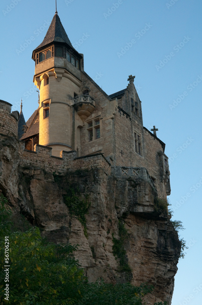 Castle of Montfort, Dordogne department (France)