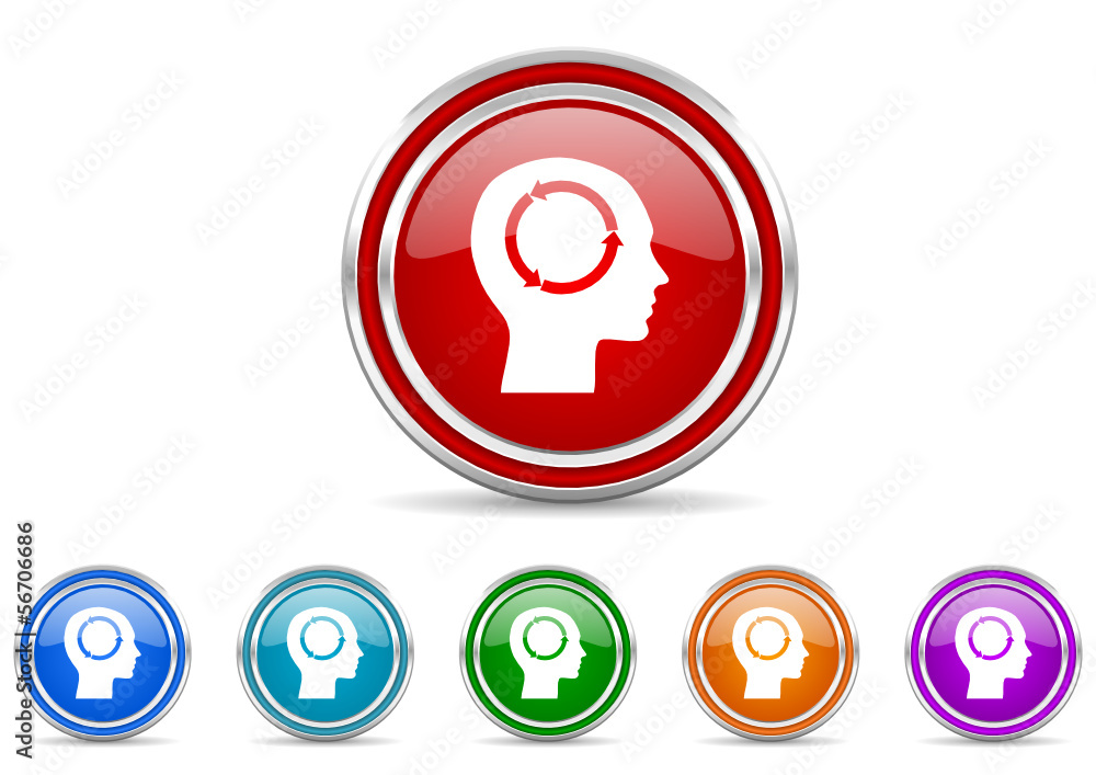 head icon set head icon set