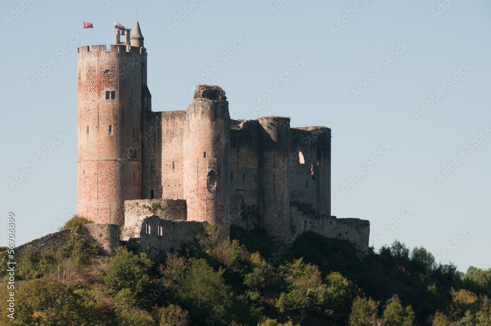 Medieval castle in Najac, Aveyron (France)