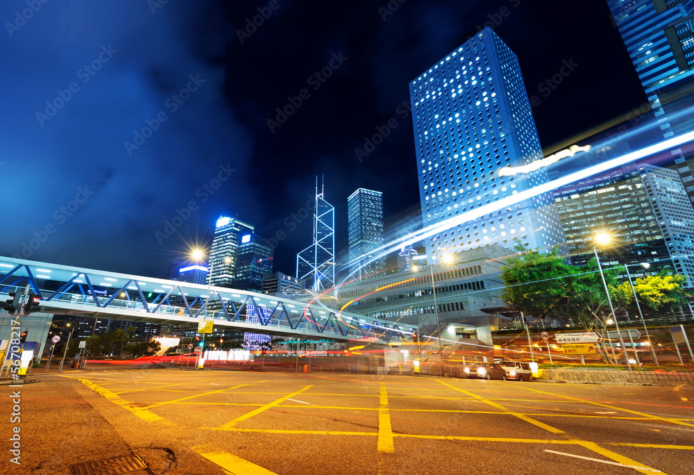 Fototapeta premium modern city at night