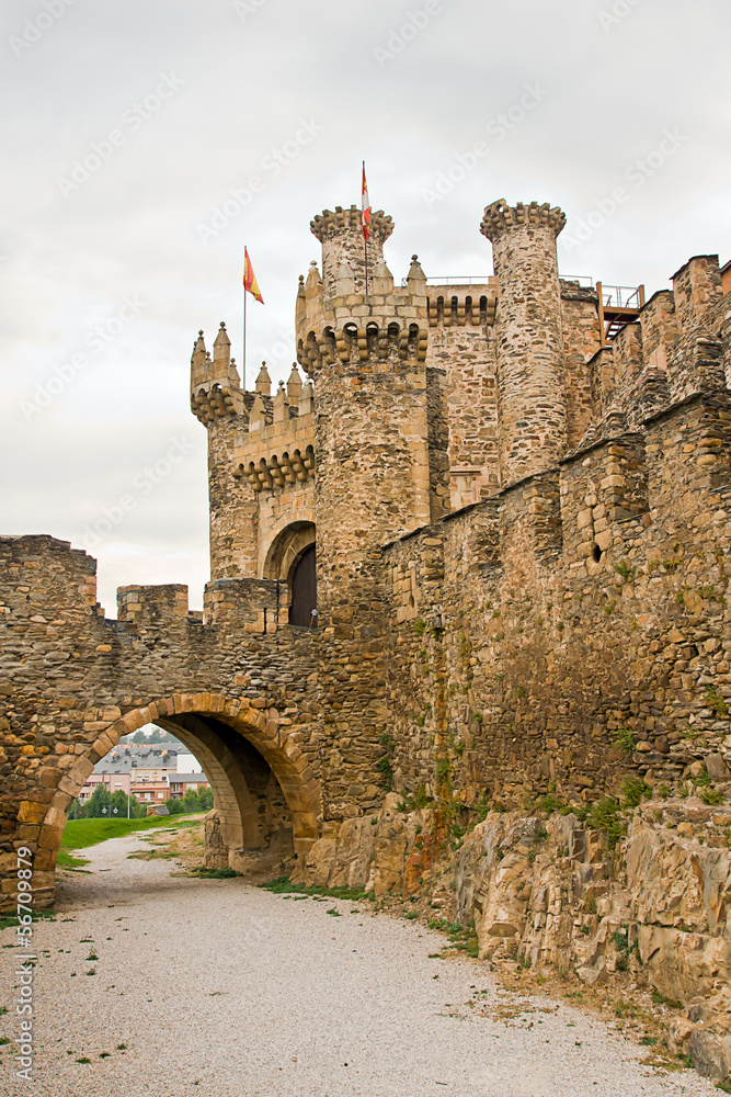 Obraz premium Templar castle Ponferrada