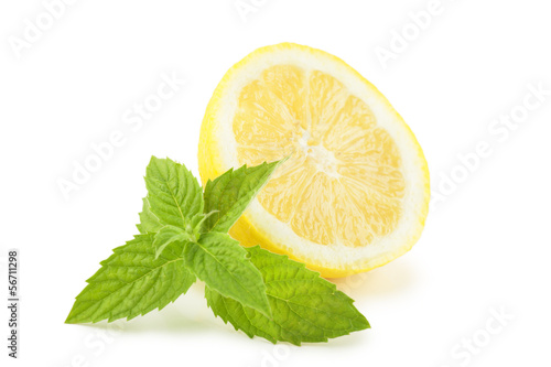 Lemon and mint