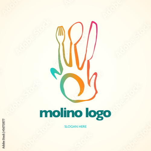 Hand Restaurant Logo