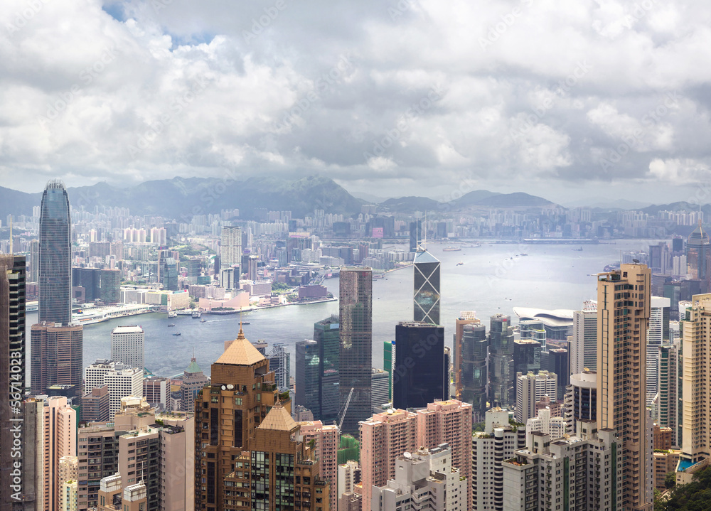 Fototapeta premium Hong Kong island