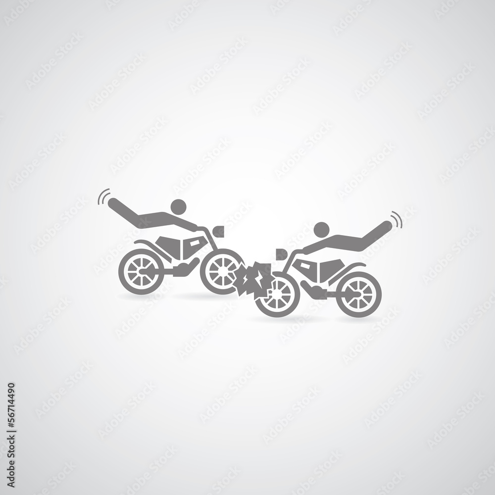 Fototapeta premium Motorcycle symbol