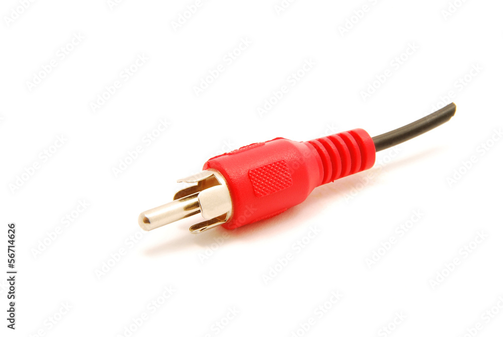 Broken jack isolated on white Broken jack isolated on white
