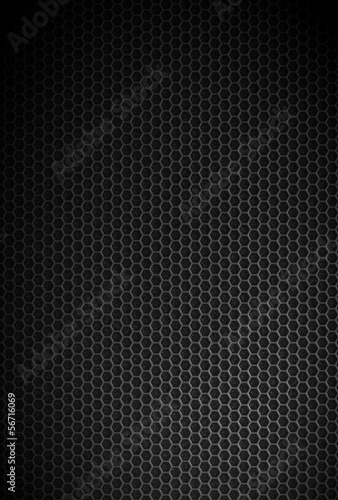 Black carbon exagonal texture. Industrial background