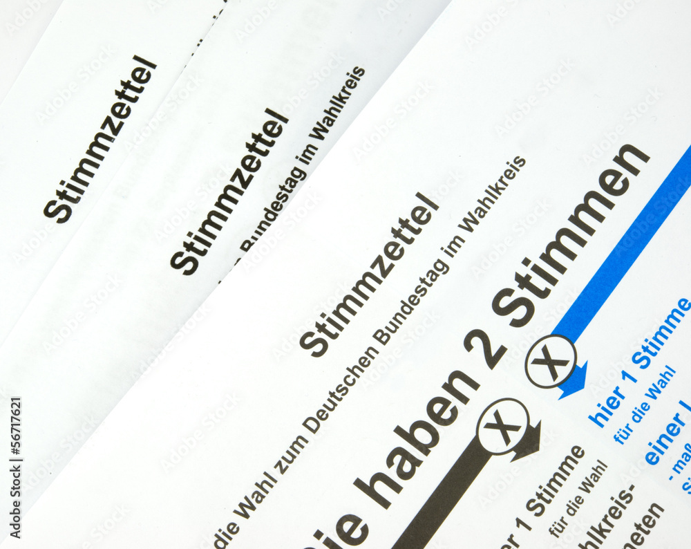 Obraz premium Bundestagswahl