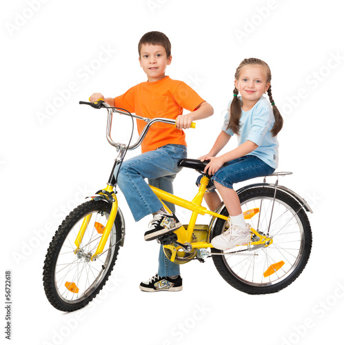 boy on bicycle