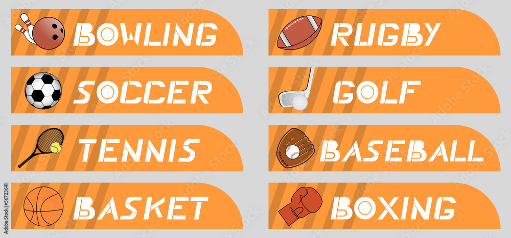 Obraz premium Buttons sport