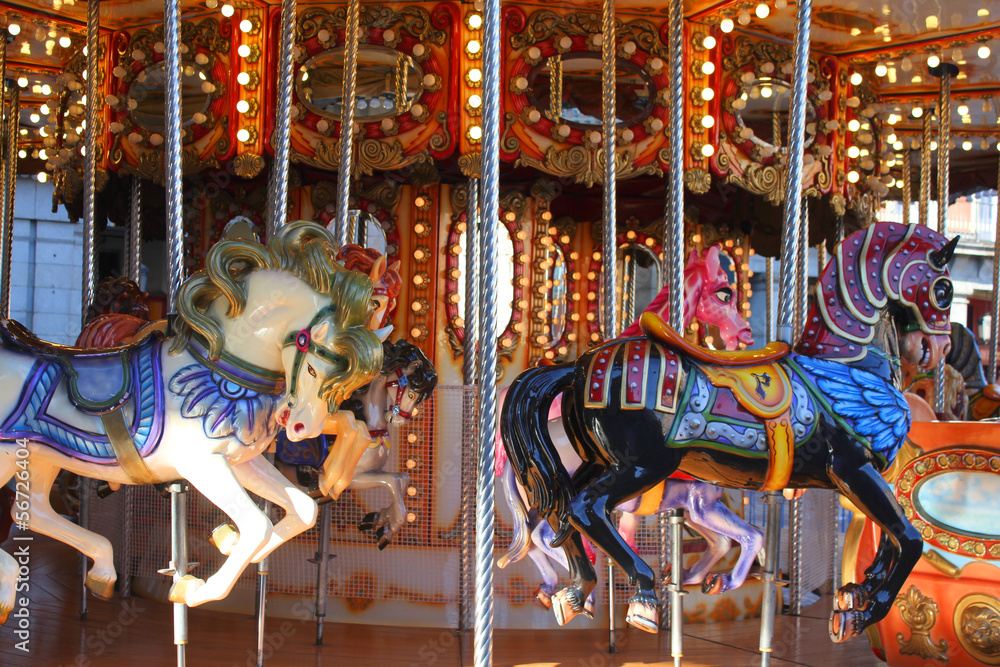 Carousel horses