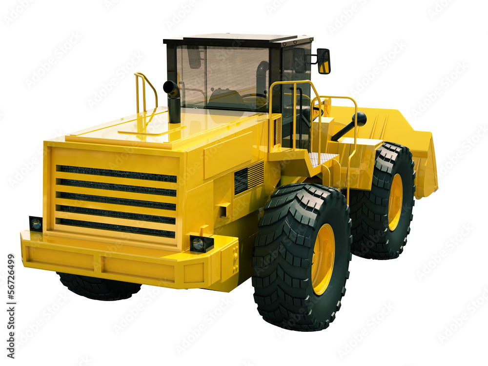 Front loader isolated