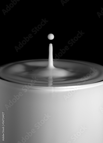 Milk drop