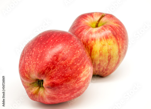 two red apples