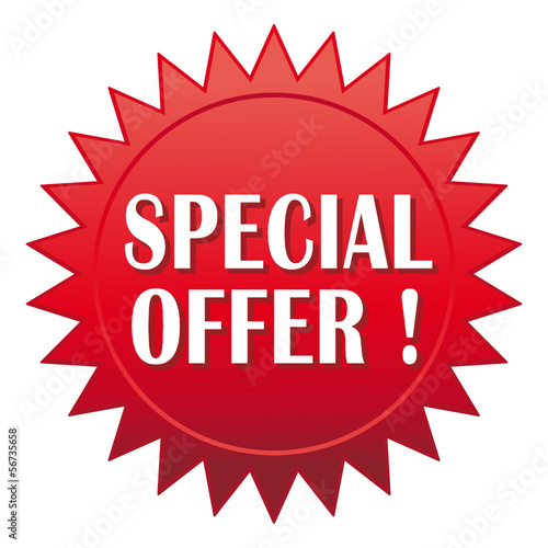 Special offer ! Red sticker.