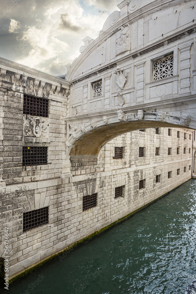 bridge of sighs. Venice. Italy.