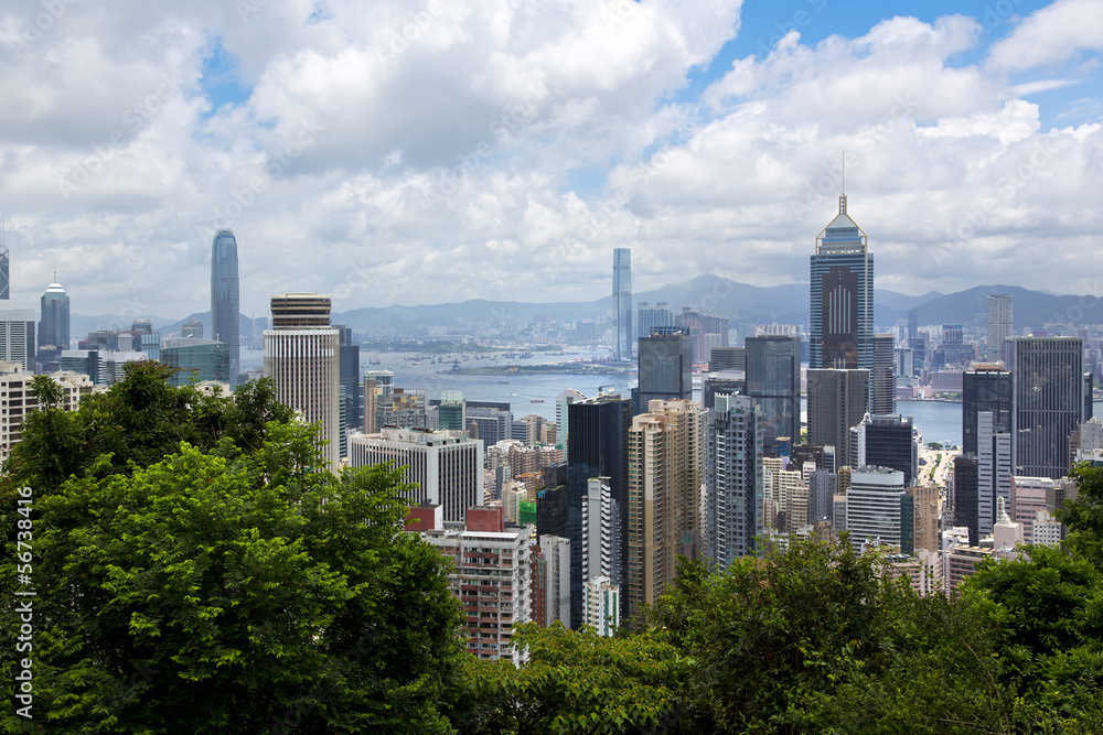 Obraz premium Hong Kong island