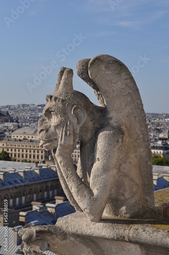 Stryge, chimères de Notre-Dame de Paris