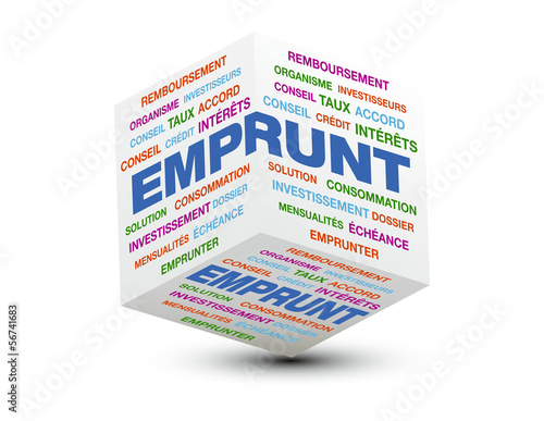 CUBE 3D EMPRUNT