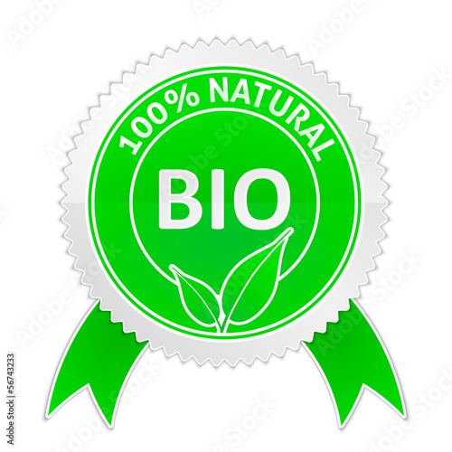 Badge of 100 percents Natural