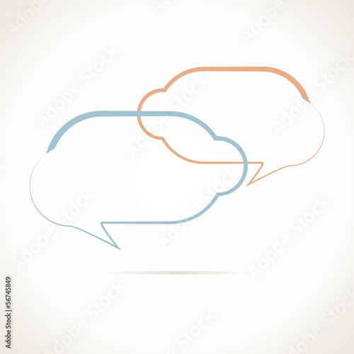 Logo bulles de dialogue