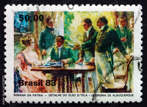 Postage stamp Brazil 1983 Independence Week, National Holiday