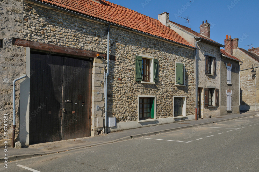 hamlet of Villeneuve Saint Martin in Val d Oise