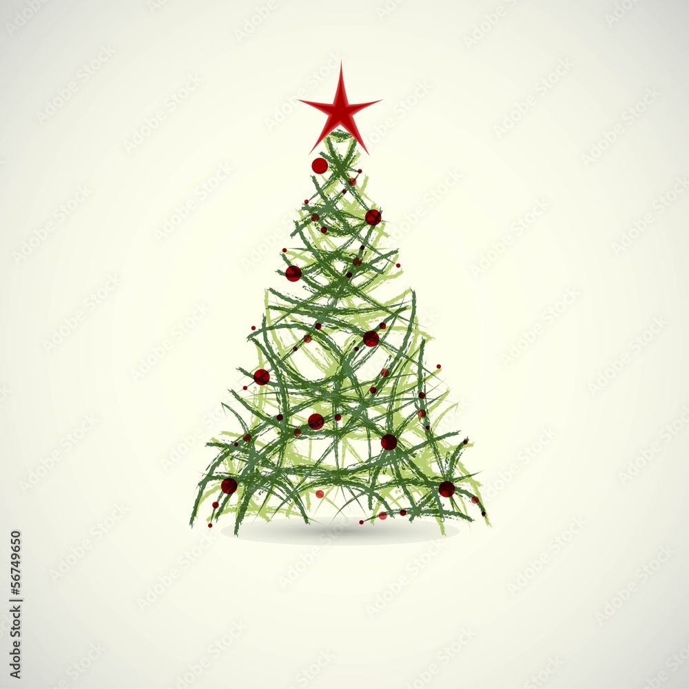 Abstract green christmas tree vector Abstract green christmas tree vector