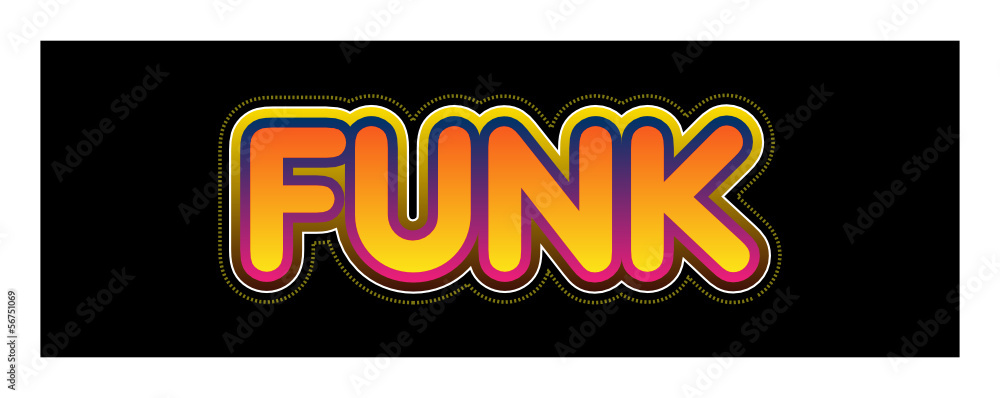 Vecteur Stock Funk, funky, musique, style, radio, tube, hit, musical |  Adobe Stock