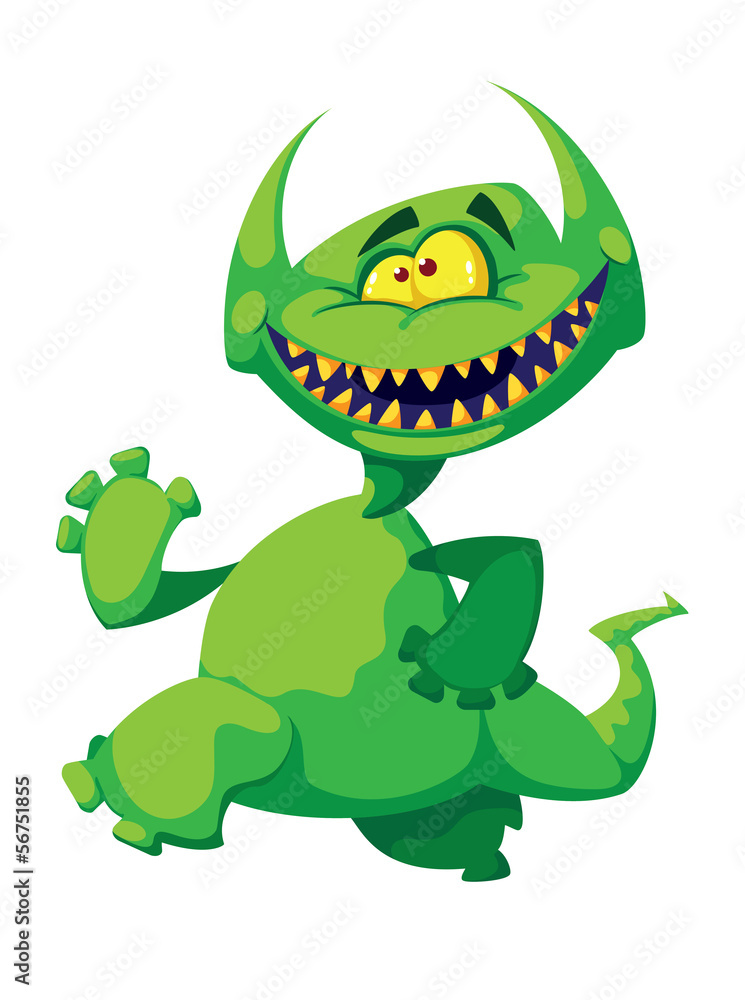 Fototapeta premium monster smile