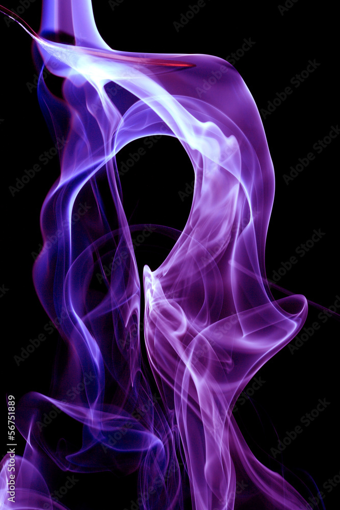 Purple smoke