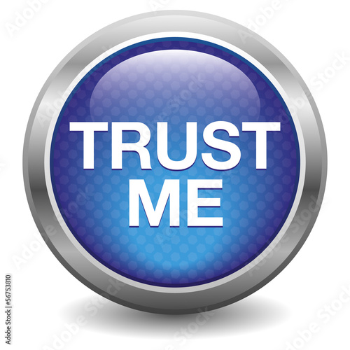 Blue trust me button