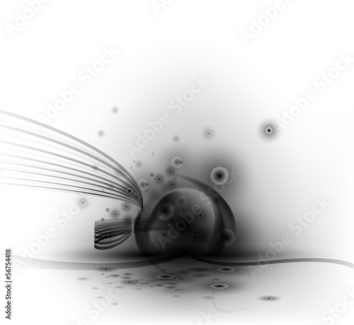 abstract background - black smoke pattern