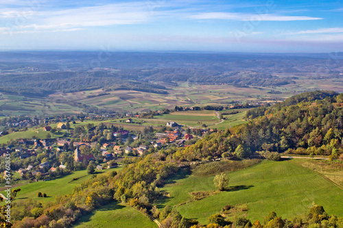 Green nature in region of Prigorje
