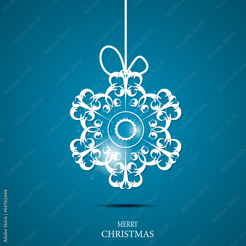 Christmas snowflakes background vector illustration Christmas snowflakes background vector illustration