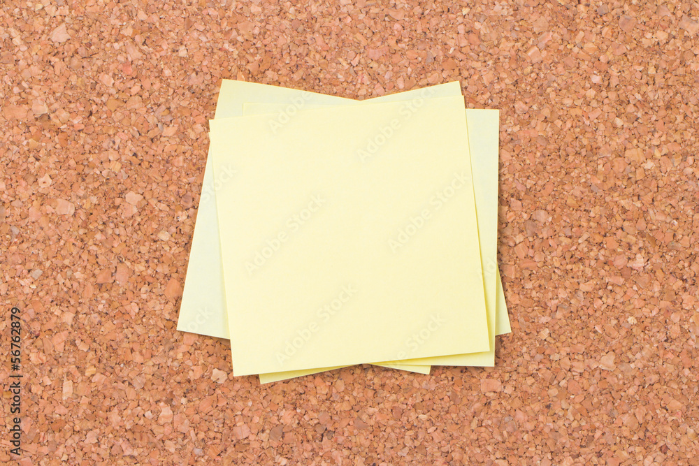 Sticky Posts on Cork Board Sticky Posts on Cork Board