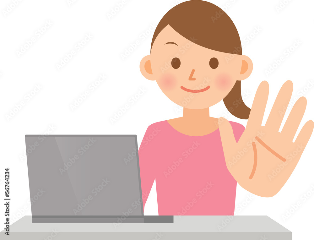 女性 PC 女性 PC