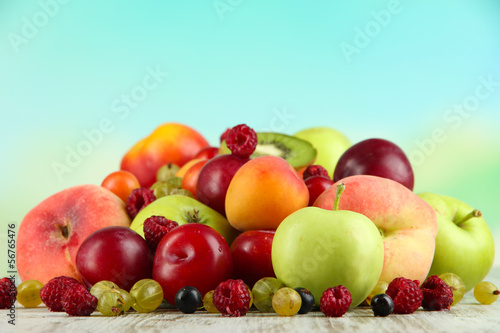 Assortment of juicy fruits 