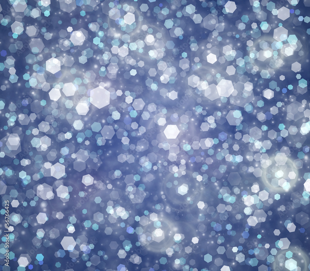 Abstract blue background with particles
