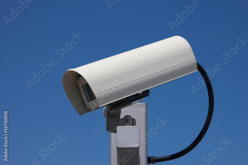 Surveillance Camera Facing Left Landscape