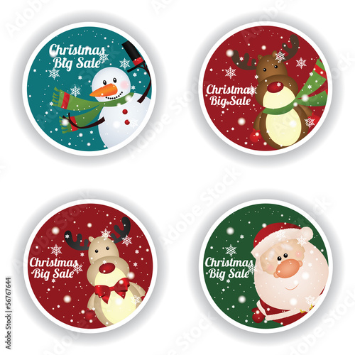 Christmas labels