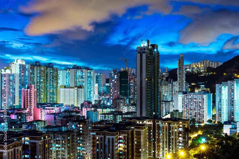 Urban city in Hong Kong