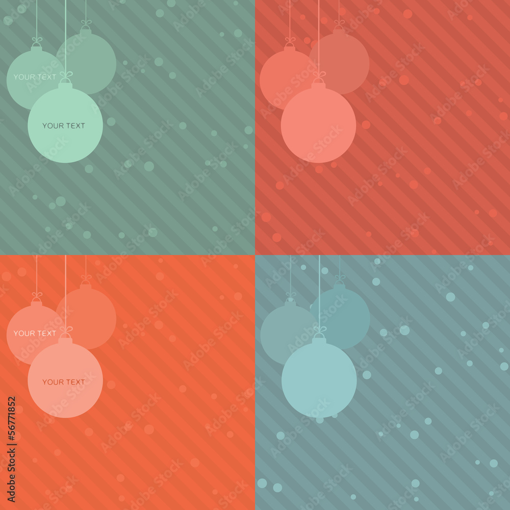 Naklejka premium Christmas ball.